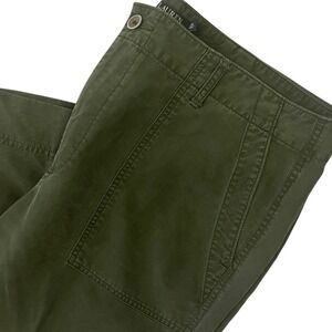 Lauren Ralph Lauren Women Olive Green Cargo Capris Cropped Pants Size Unknown